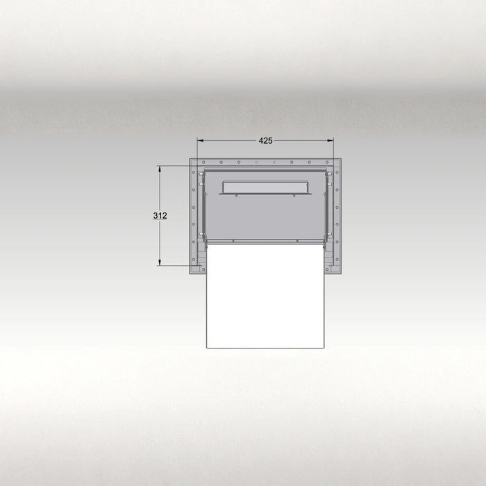 Epsilon-Pillar Through Pillar Parcel Delivery System with Letterbox