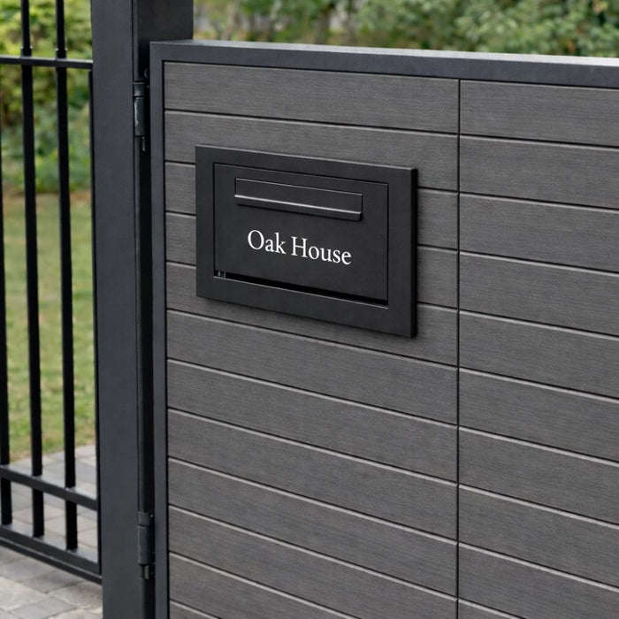 Gates and Fences and Side Panels Large Rear Access Parcel Box Adjustable 10–115mm – Epsilon GM