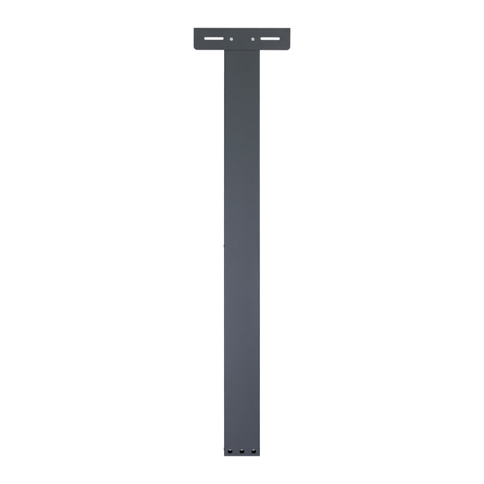 Free Standing Post Box Lockable Galvanised Steel - Allux KS200
