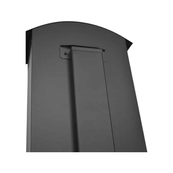 Modern External Lockable Free Standing Letterbox - Jackdaw