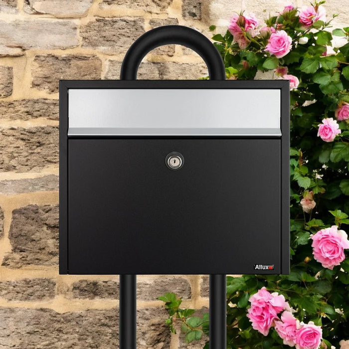Allux LT150 External Wall Mounted Stainless Steel Letterbox