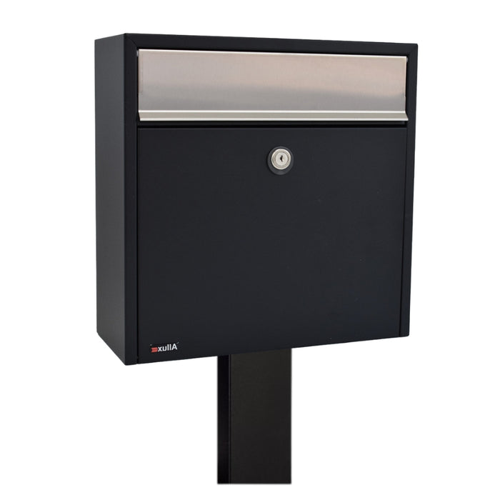 Free Standing Post Box Lockable Powder Coated - Allux 250