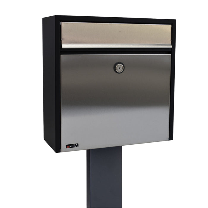 Free Standing Post Box Lockable Powder Coated - Allux 250
