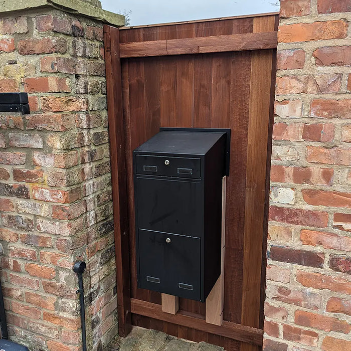 Sigma Rear Access Parcel Post Box for Gates and Fences