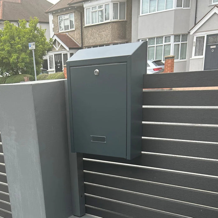 Gatehouse W3 Rear Access Letterbox For Gates and Fences - No Trim