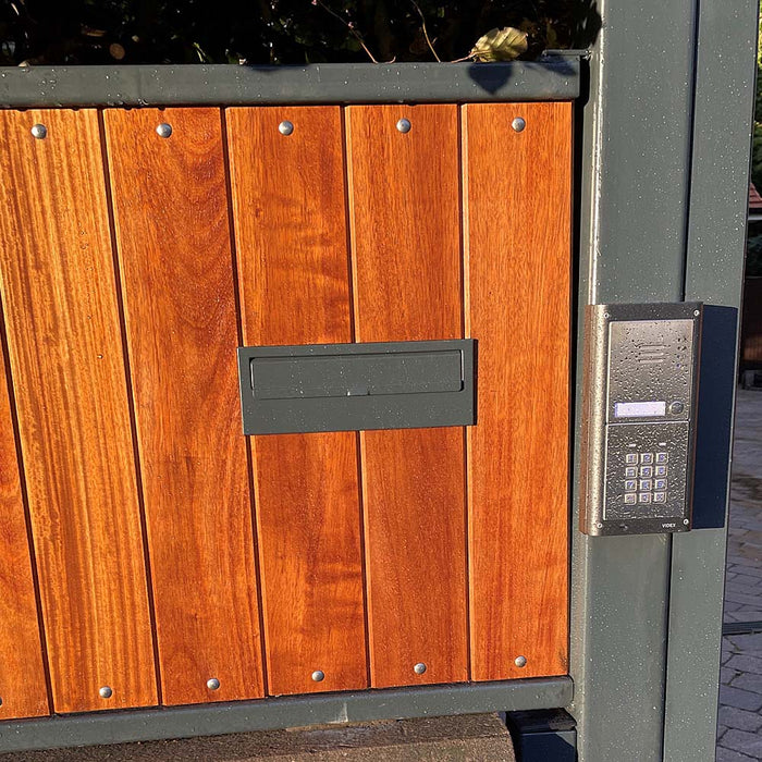 Gatehouse W3 Rear Access Letterbox For Gates and Fences - No Trim
