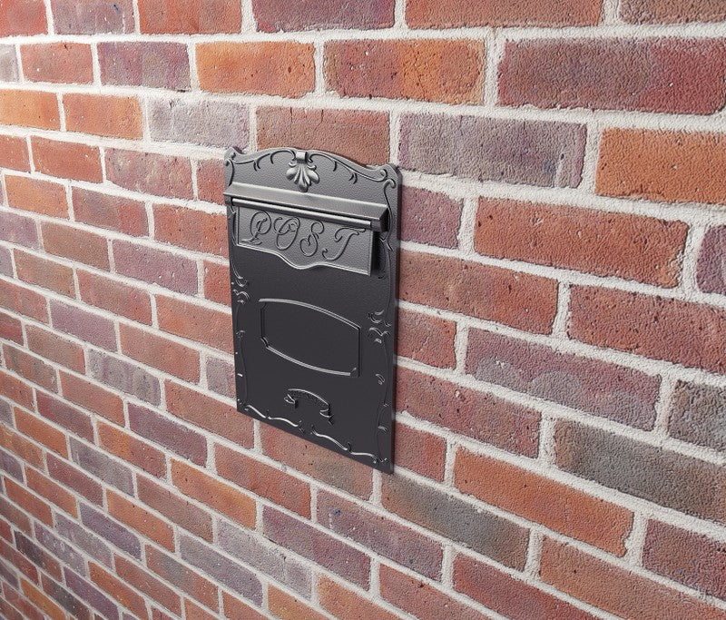 Kingsbury Through Wall Heavy Duty Cast Aluminium Postbox