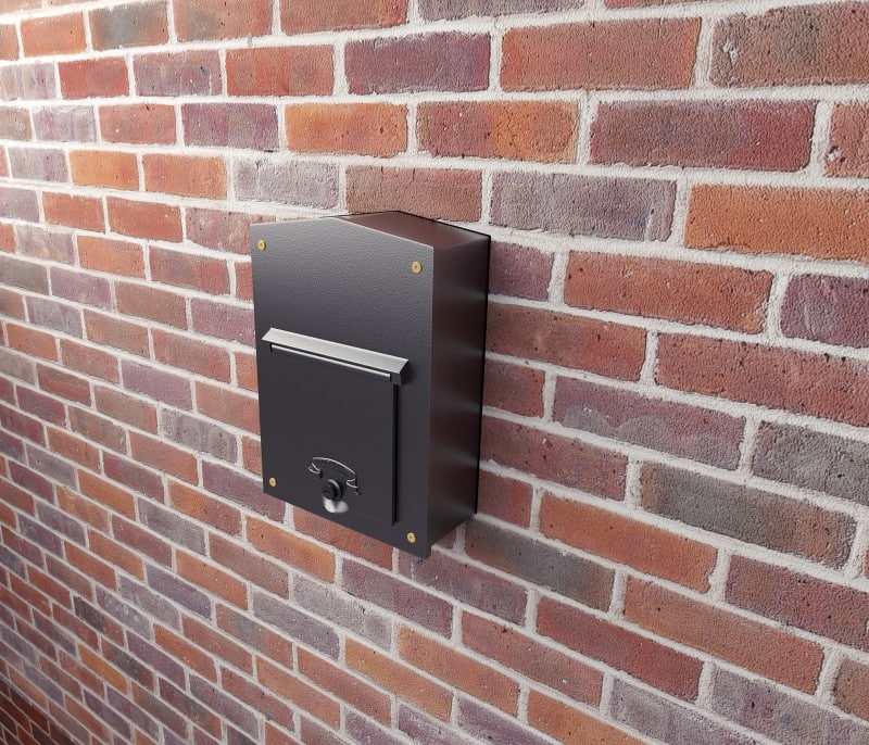 Kingsbury Through Wall Heavy Duty Cast Aluminium Postbox
