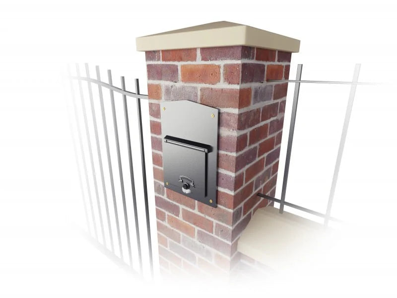 Kingsbury Through Wall Heavy Duty Cast Aluminium Postbox