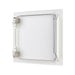 Metal Access Panel Push-to-Lock Inspection Door – White Square (Inside View 2)