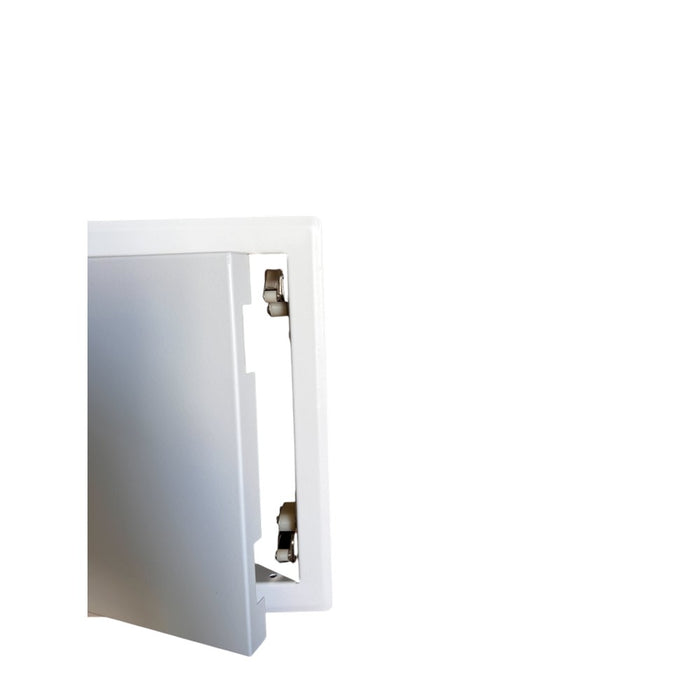 Metal Access Panel Push-to-Lock Inspection Door – White Square (Inside View 6)
