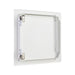 Metal Access Panel Push-to-Lock Inspection Door – White Square (Inside View)