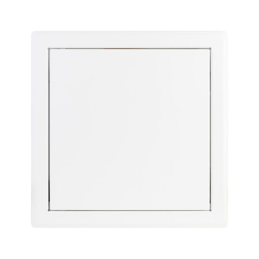 Metal Access Panel Push-to-Lock Inspection Door – White Square
