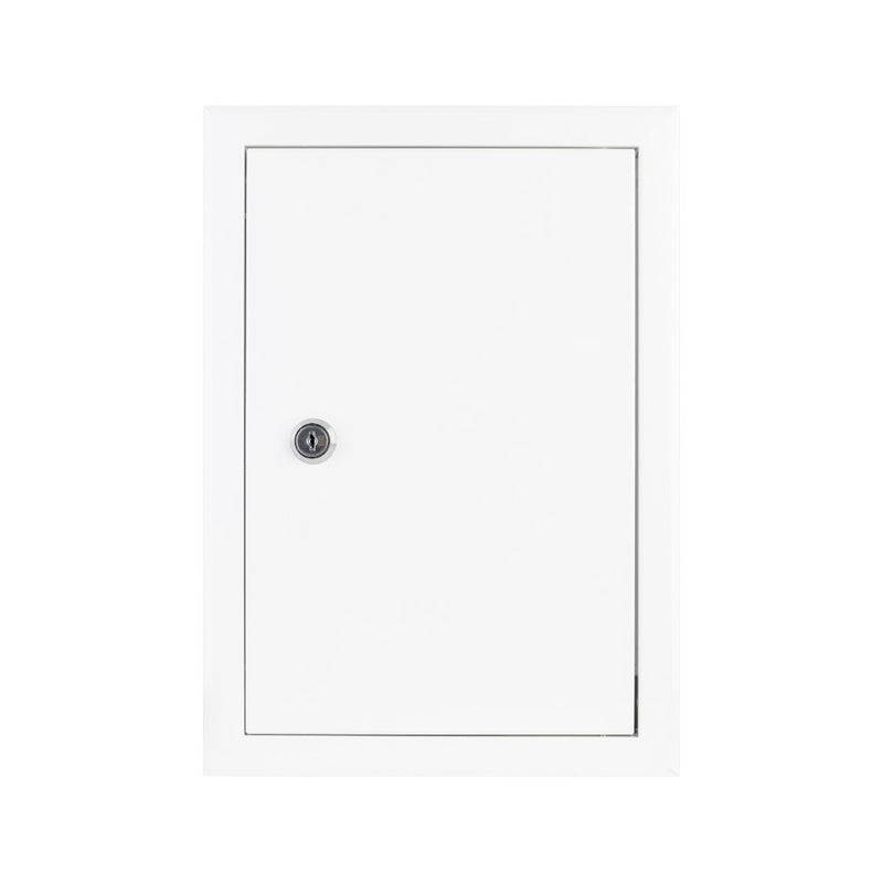 Metal Access Panel with Lock Inspection Door – White