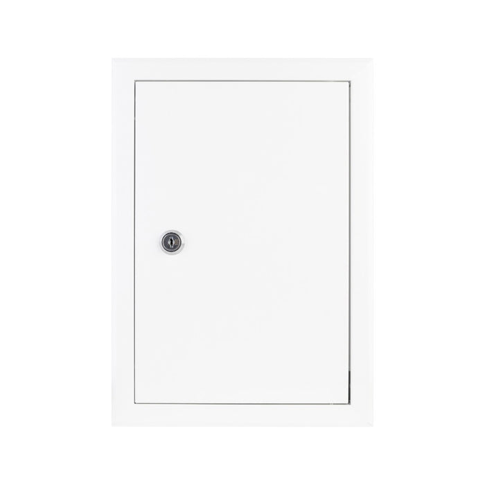 Metal Access Panel with Lock Inspection Door – White