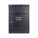 Modern Contemporary Wall Mounted Parcel Box - Parcel Pod 1 - Anthracite Grey - Personalised