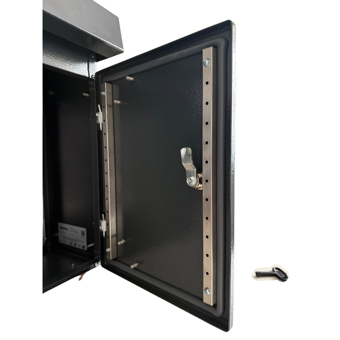 Outdoor Electrical Cabinet IP66 Weatherproof Enclosure – Gridhaus SZK-A Galvar - Anthracite Grey