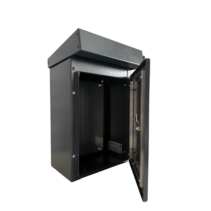Outdoor Electrical Cabinet IP66 Weatherproof Enclosure – Gridhaus SZK-A Galvar - Black