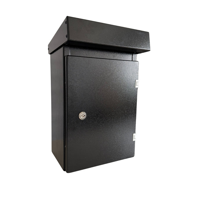 Outdoor Electrical Cabinet IP66 Weatherproof Enclosure – Gridhaus SZK-A Galvar - Black