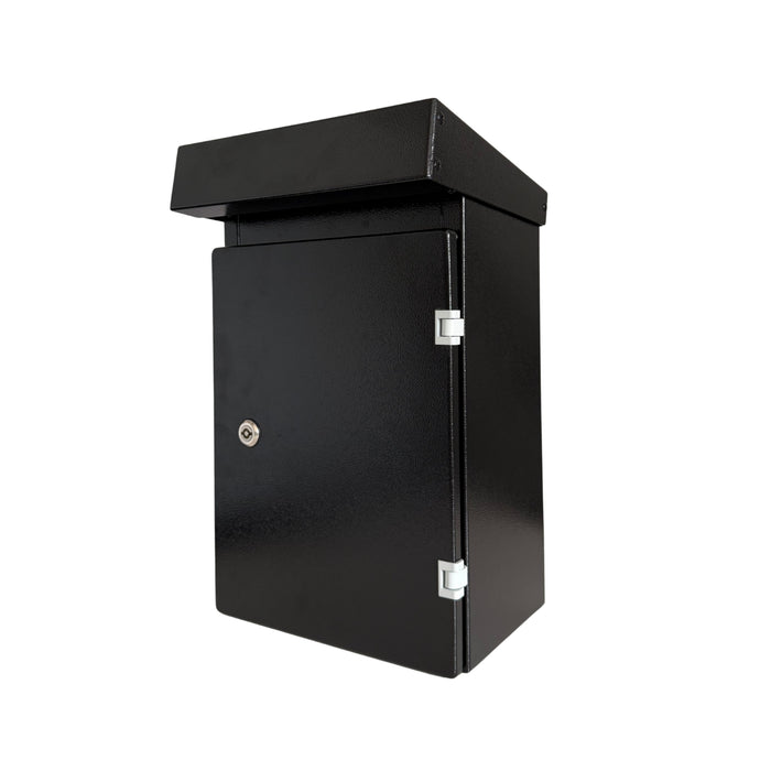 Outdoor Electrical Cabinet IP66 Weatherproof Enclosure – Gridhaus SZK-A Galvar - Black