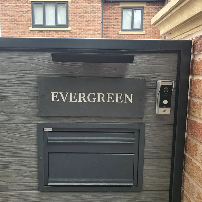 Sierra Rear Access Through Wall Parcel and Post Box