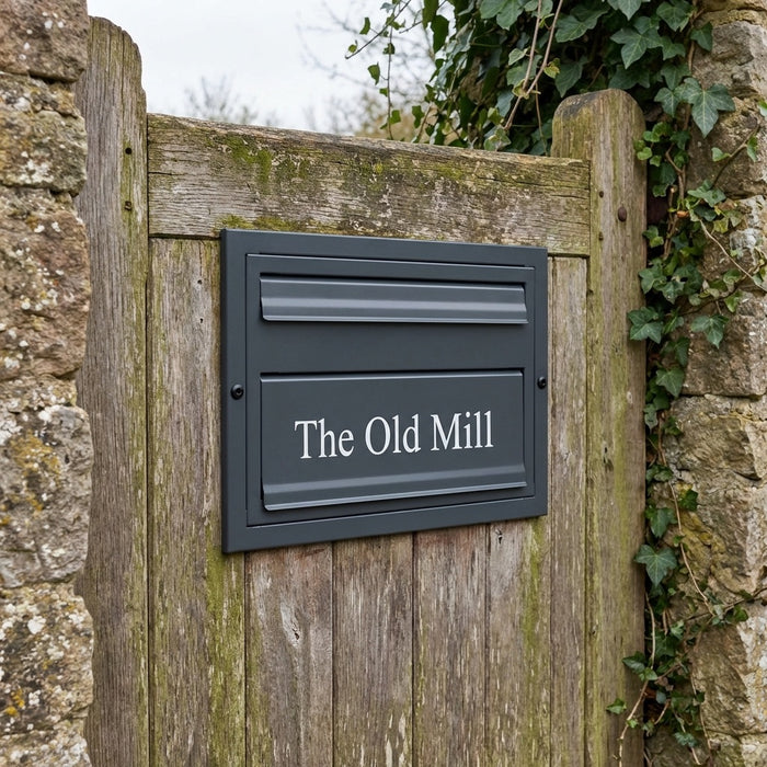 Parcel Letterbox High Capacity Lockable with Stainless Steel Front - Sigma