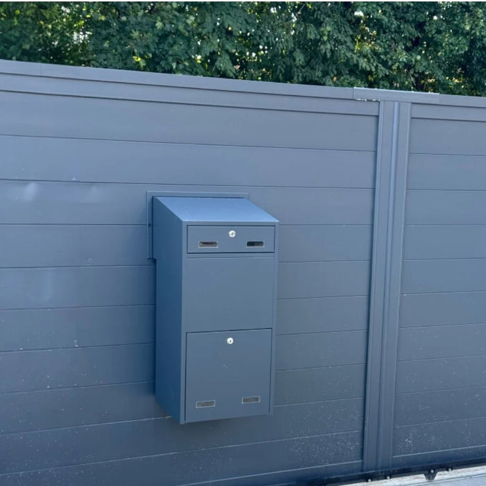 Sigma Rear Access Parcel Post Box for Gates and Fences