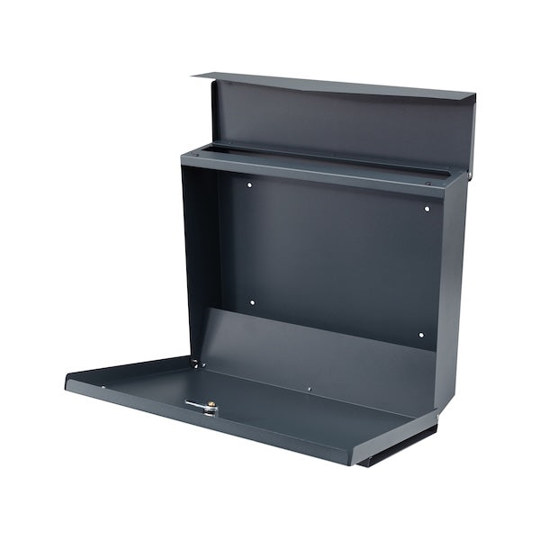 Robin Lockable Wall Mounted Post Box – Outdoor Metal Letterbox for Houses
