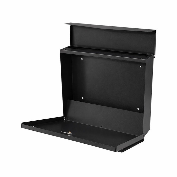 Robin Lockable Wall Mounted Post Box – Outdoor Metal Letterbox for Houses