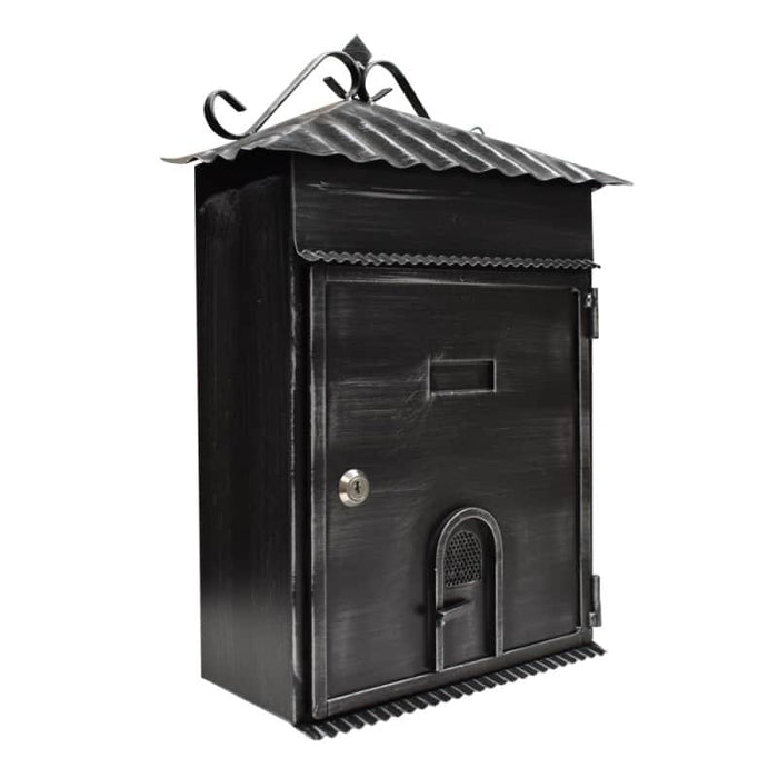 Rustica Italiana Rustic Wall Mounted Wrought Iron Post Box