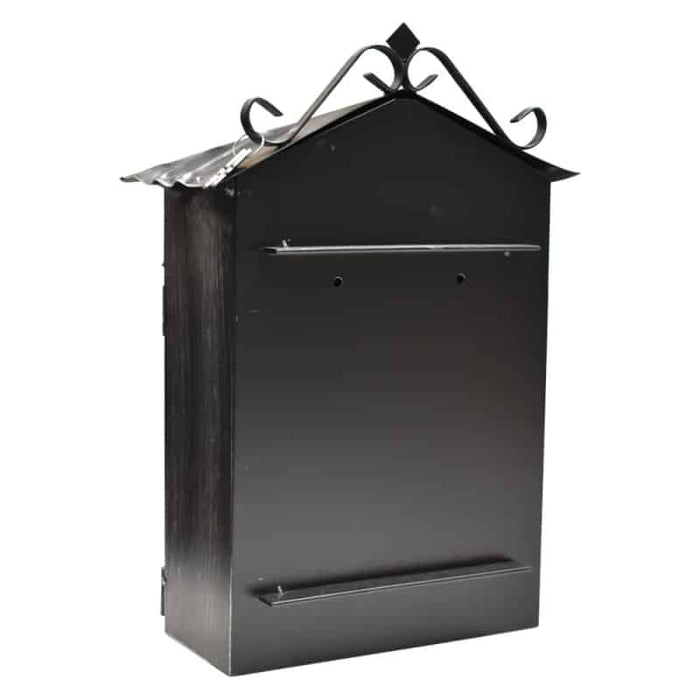 Rustica Italiana Rustic Wall Mounted Wrought Iron Post Box