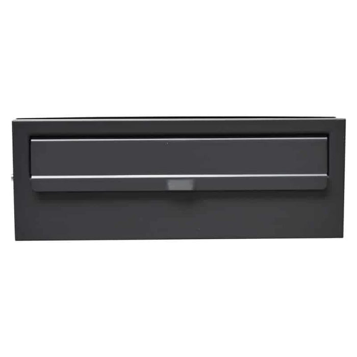SM Through Wall Letterbox Locking Weatherproof Galvanised Steel
