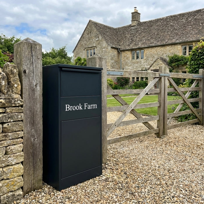 Rear Access Parcel Drop Box – Buzzard Rear Access Free Standing – Combination Lock