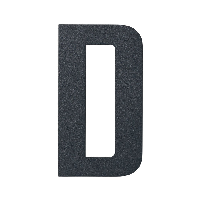 Stylish Stainless Steel 3D House Numbers – Powder Coated - Anthracite Grey