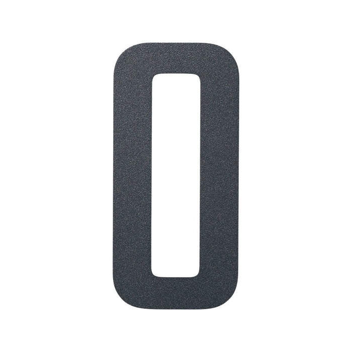 Stylish Stainless Steel 3D House Numbers – Powder Coated - Anthracite Grey