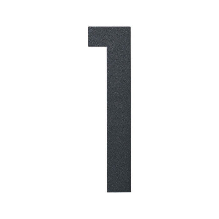 Stylish Stainless Steel 3D House Numbers – Powder Coated - Anthracite Grey