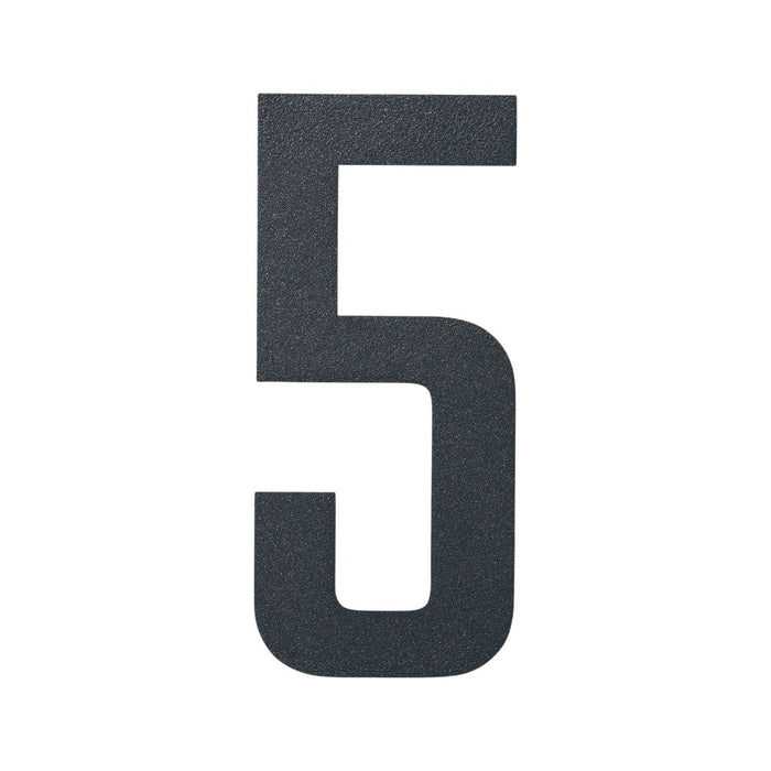 Stylish Stainless Steel 3D House Numbers – Powder Coated - Anthracite Grey