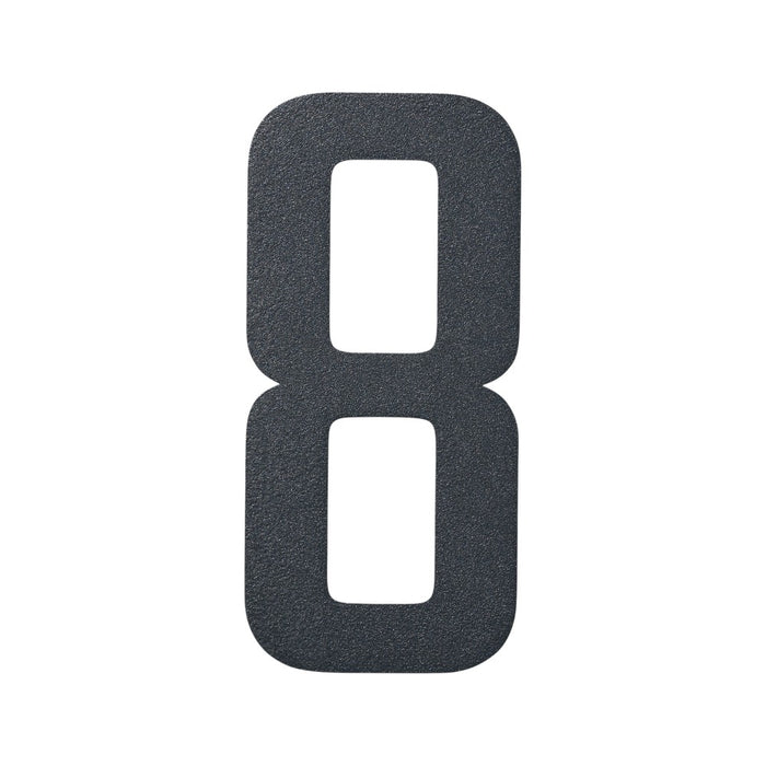 Stylish Stainless Steel 3D House Numbers – Powder Coated - Anthracite Grey