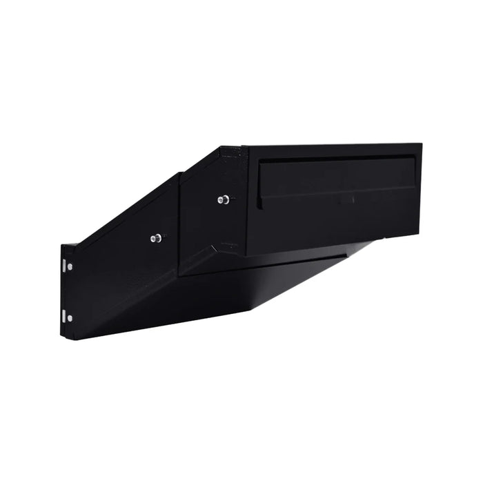 SM Through Wall Letterbox Locking Weatherproof Galvanised Steel