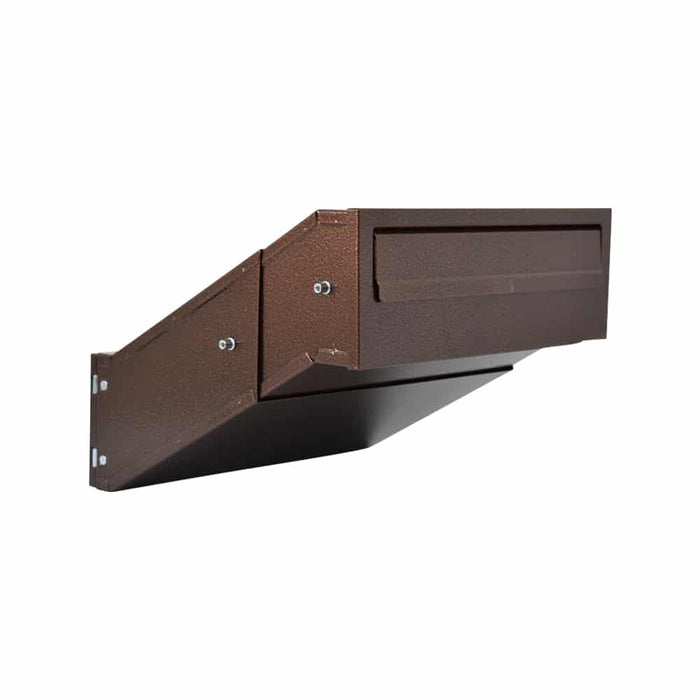SM Through Wall Letterbox Locking Weatherproof Galvanised Steel