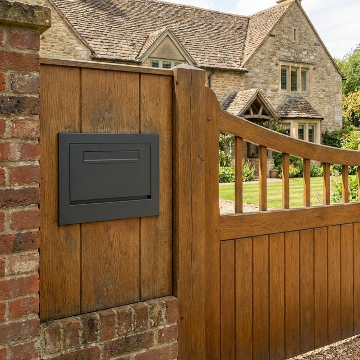 Gates and Fences and Side Panels Large Rear Access Parcel Box Adjustable 10–115mm – Epsilon GM