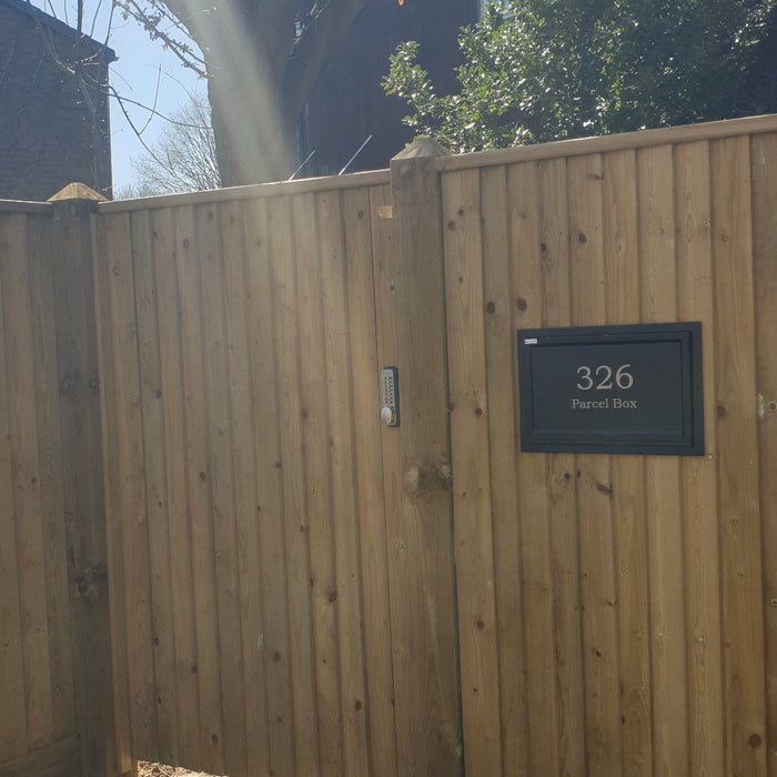 Sigma Paco Rear Access Parcel Box for Gates and Fences