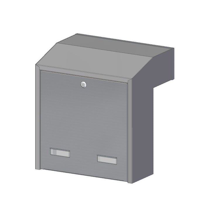 Through Wall Letter Chute with Stainless Steel Front Including Trim Lockable W3-4 XL