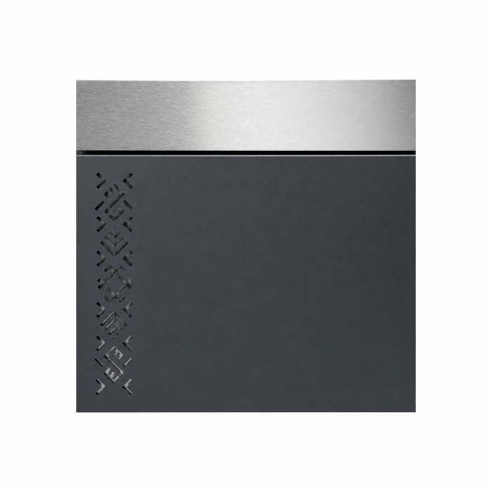 Compact External Letterbox for Home – Lockable Wall Fixing Post Box – Peregrine