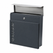 Compact External Letterbox for Home – Lockable Wall Fixing Post Box – Peregrine