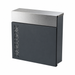 Compact External Letterbox for Home – Lockable Wall Fixing Post Box – Peregrine