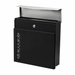 Compact External Letterbox for Home – Lockable Wall Fixing Post Box – Peregrine
