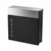 Compact External Letterbox for Home – Lockable Wall Fixing Post Box – Peregrine