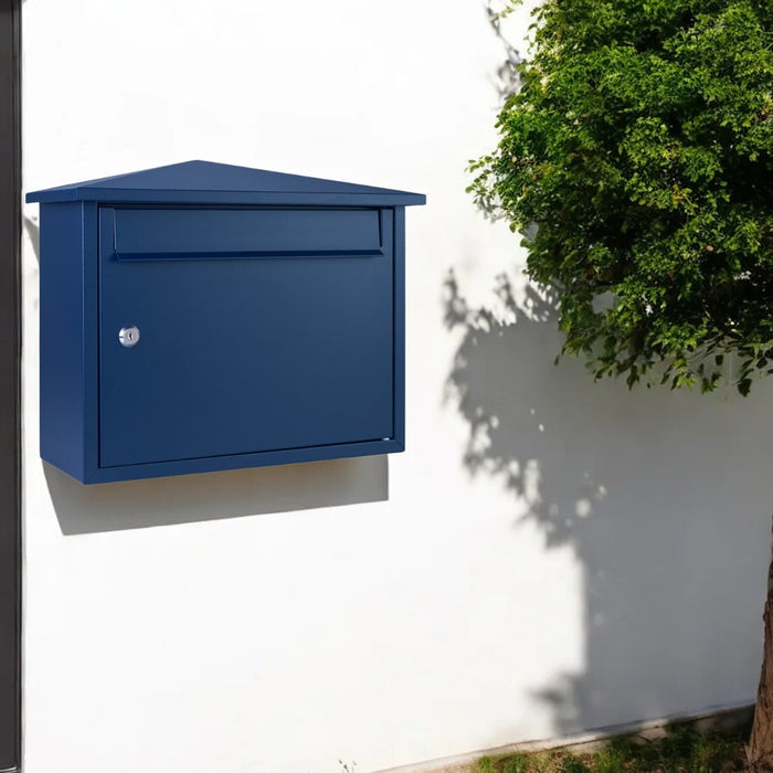 Wall Mounted Letterbox Lockable Outdoor Kestrel