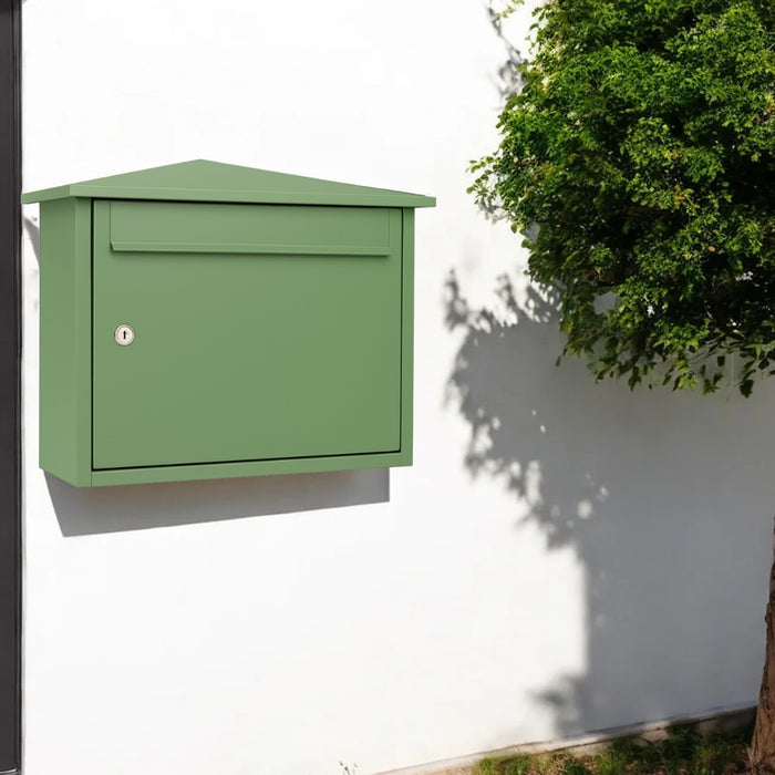 Wall Mounted Letterbox Lockable Outdoor Kestrel